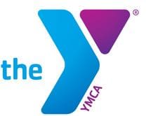 Logo of the YMCA featuring a stylized blue Y and a purple triangle.