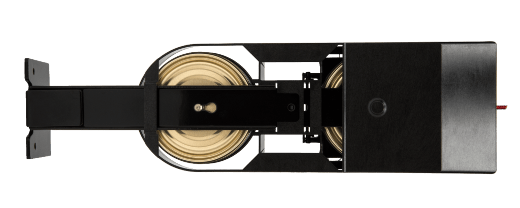 stovetop firestop microhood single side top view