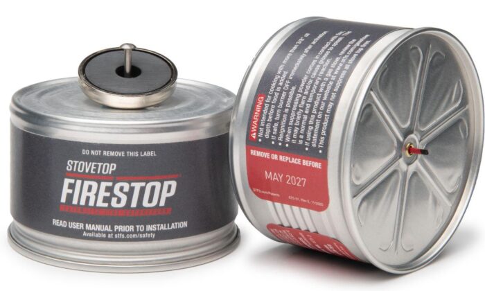 stovetop firestop rangehood pair front and bottom view